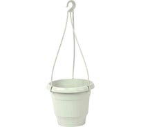 Цветочный горшок на подвеске-крючке ПАО Завод Буревестник 3.5 л, белый мрамор 72206