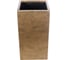 Напольное кашпо IDEALIST Lite Крисмас, квадратное, 23х23х45 см, 23.8 л TSXMAS-GLD-23 2