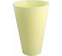 Кашпо ЭЛЕТЕХ прозрачное, круглое, лайм, Ø 140×h 210 мм 4840159105