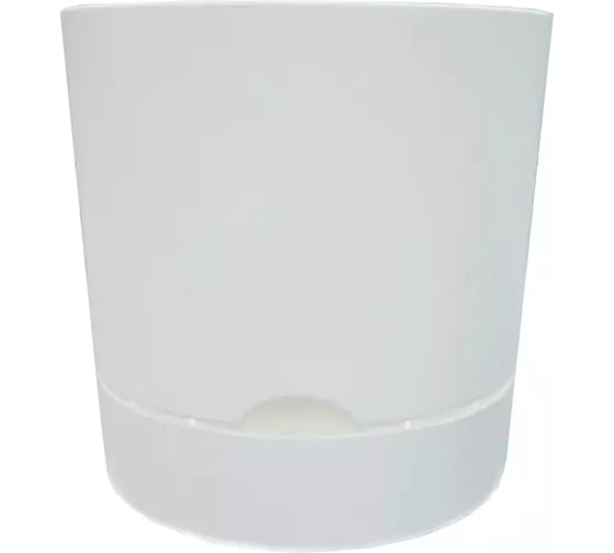 Горшок Аласта Гранд, D17, 3.0 л, белый с поддоном 5PL0635 1