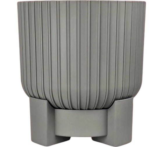 Горшок Аласта Торин, D17.5, 3.3 л серый-муссон 5PL0805