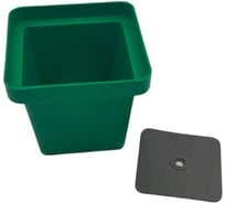 Горшок для рассады пластиковый с вкладышем ЛЕТО 0.15 л (4941) набор 40 шт. 90848