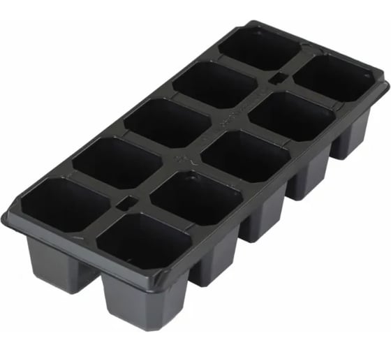 Кассета для рассады Без бренда 280х130х60 мм, 10 ячеек, полистирол, 5 шт 64315