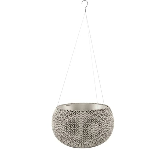 Кашпо подвесной бежевый KETER Cozies S 229536