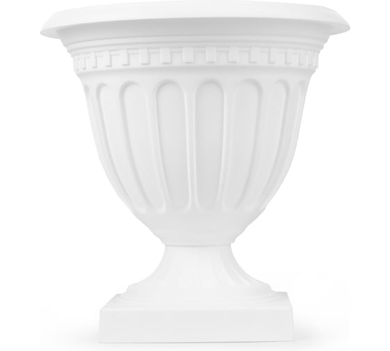 Вазон ЗПИ "Альтернатива" Олимпия 9л (белый) М9032
