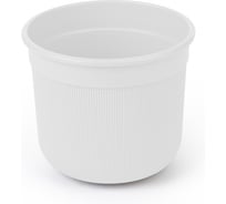 Горшок ЗПИ "Альтернатива" цвет Сканди 10л (с дренажной вставкой) (белый) М9171