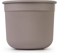 Горшок ЗПИ "Альтернатива" цвет Сканди 10л (с дренажной вставкой) (какао) М9172