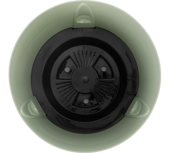 Кашпо на ножках ЗПИ "Альтернатива" Жардин 21л (с дренажной вставкой) (оливковый) М9144