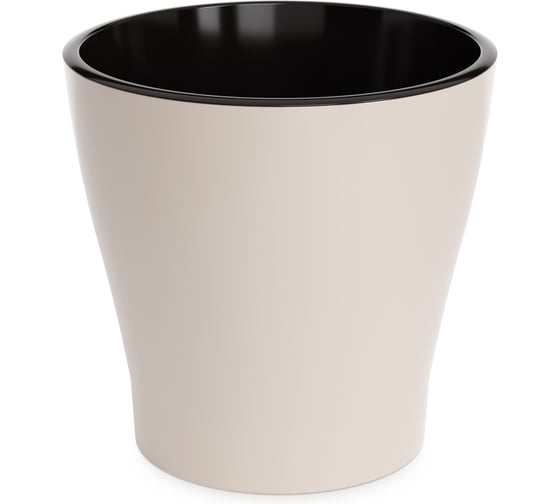 Горшок ЗПИ "Альтернатива" цвет Лея 10л двойной (бежевый) М8870