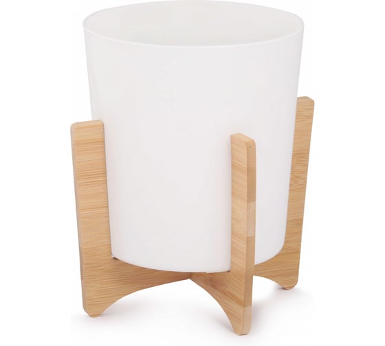 Кашпо ЗПИ Альтернатива Алессия 1,8л (белый) М8264