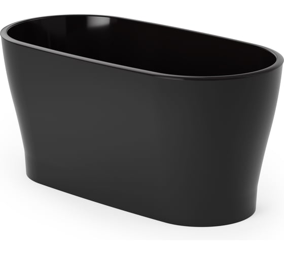 Горшок цветочный ЗПИ Альтернатива Лея 4л овальный двойной (с автополивом) (графитовый) М8898