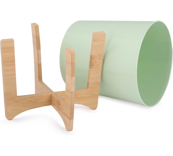 Кашпо ЗПИ Альтернатива Алессия 1,8л (св.зеленый) М8266