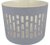 Горшок для цветов Plast Team Берген, 0.8 л, серый шторм 282939