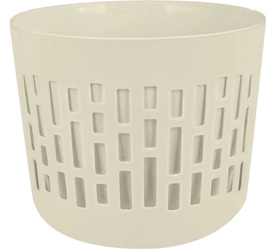 Горшок для цветов Plast Team Берген, 1.6 л, молочный туман 282940