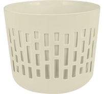 Горшок для цветов Plast Team Берген, 0.8 л, молочный туман 282938