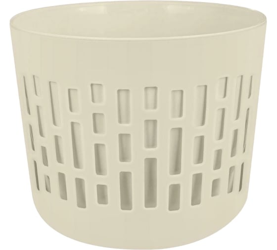 Горшок для цветов Plast Team Берген, 0.8 л, молочный туман 282938