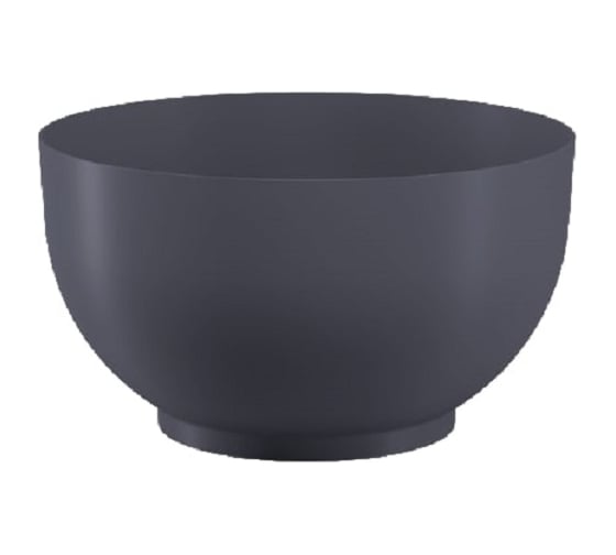 Кашпо FormPlastic 4390 014 Misa Satina 39х21.6 см, 19.2 л, антрацит 065169 1