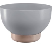 Кашпо с подставкой FormPlastic 4394 040 Misa Satina Eco 39х26 см, 19.2 л, платина 065193