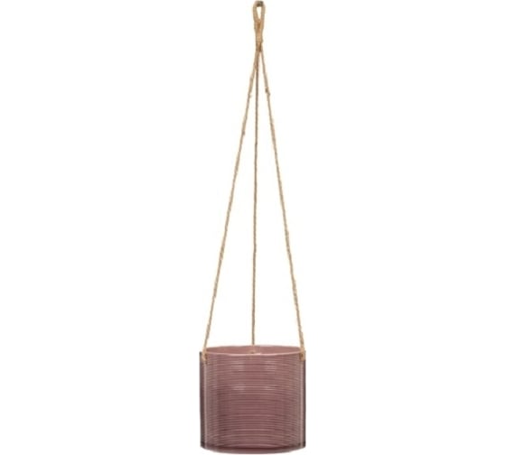 Кашпо с подвесом Scheurich 429 Aubergine керамика, диам. 16 см, баклажановое 065499