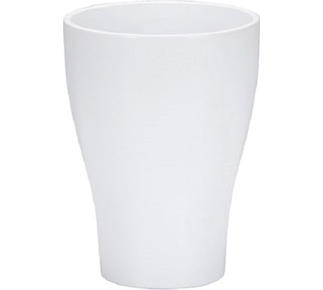 Кашпо Scheurich 608 Panna керамика, высокое, диам. 13 см, белое 060047