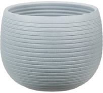 Кашпо Scheurich 744 Grey Stone керамика, диам. 24 см, серое 058214