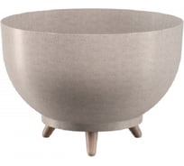 Кашпо на ножках FormPlastic 4387 011 Misa Satina Eco 30х20 см, 7.6 л, белое 065142