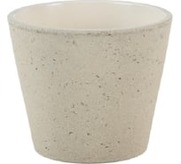 Кашпо Scheurich 701 Taupe Stone керамика, диам. 21 см, серо-коричневое 059014