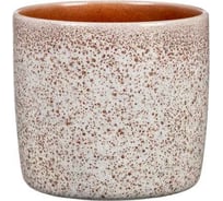 Кашпо Scheurich 900 Roccia диам. 18 см, керамика, серый с вкраплением 065484