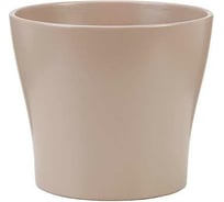 Кашпо Scheurich 808 Taupe керамика, диам. 24 см, серо коричневое 060036