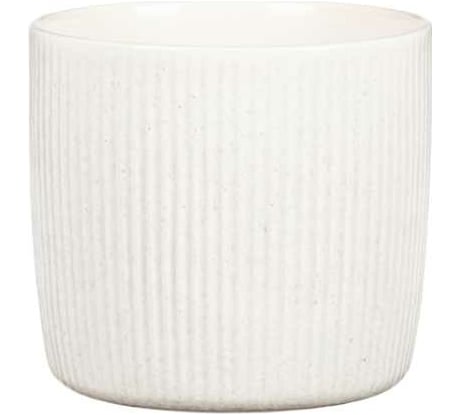 Кашпо Scheurich 909 Perla керамика, диам. 13 см, белое 065493