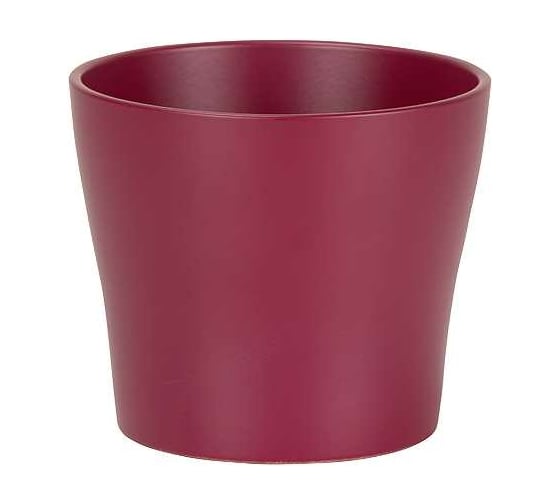 Кашпо Scheurich Burgundy 808 керамика, диам. 21 см, бордовый 060020 1
