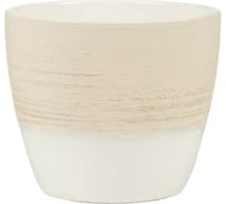 Кашпо Scheurich 950 Vanilla Cream диам. 14 см, керамика, ваниль крем 058261
