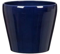 Кашпо Scheurich Night Blue 800 керамика, диам. 18 см, синяя ночь 059997
