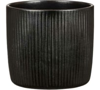 Кашпо Scheurich 909 Эbano керамика, диам. 15 см, черное 065491