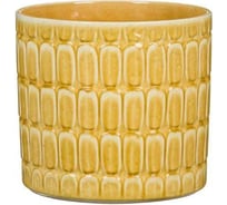 Кашпо Scheurich 878 Elna диам. 19 см, керамика, желтые камушки 062016
