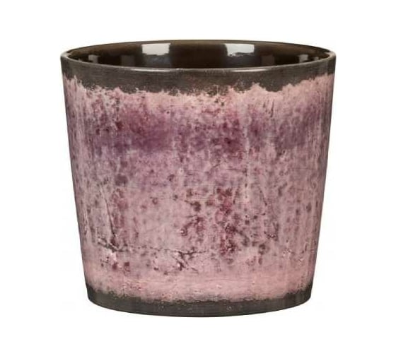 Кашпо Scheurich 870 Malva Glaze диам. 18 см, керамика, розовая глазурь 062931