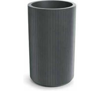 Кашпо Scheurich Coro Round High пластик, d48, h80см, 34л, графит (graphite) 073023