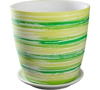 Горшок СИМАЛЕНД Фантазия №3 зеленый, 2 л 7046693