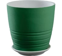 Цветочный горшок СИМАЛЕНД Престиж №2 3 л, зеленый 6031160