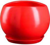 Цветочный горшок СИМАЛЕНД Адель 1 15 л, красный 5510811