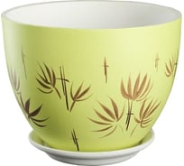 Цветочный горшок СИМАЛЕНД Бамбук зеленое яблоко, 2.3 л 7522666