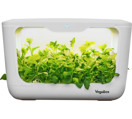 Домашняя садовая ферма Vegebox L-Box белая 15 посадочных мест LBOX