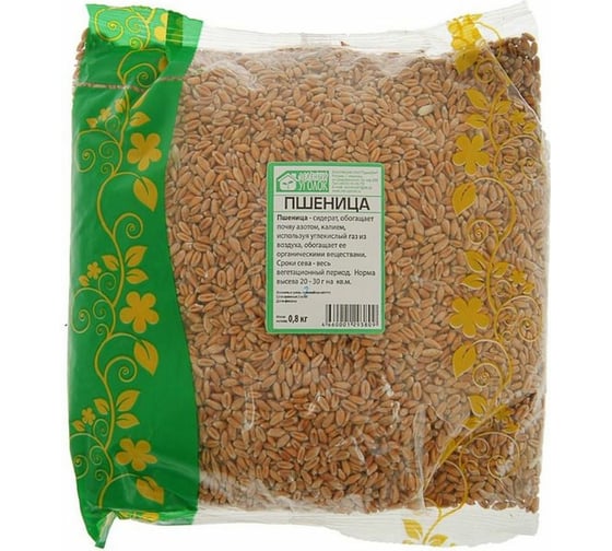 Семена Зеленый уголок Пшеница, 0.8 кг 4660001290839 1