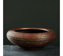 Цветочный горшок СИМАЛЕНД Плошка бронза, 1.4 л 7488505