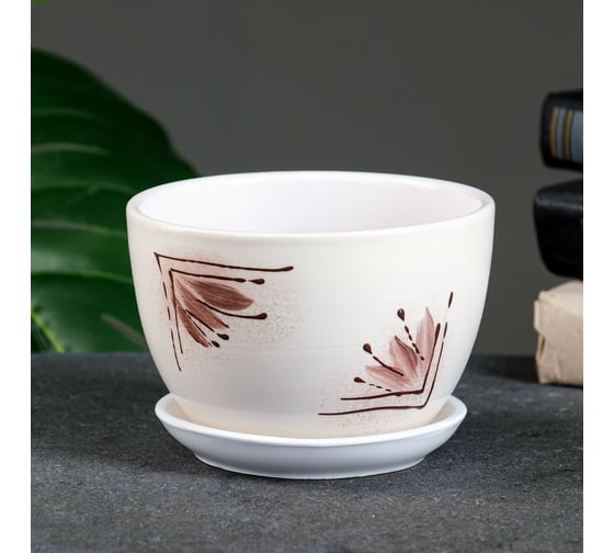 Цветочный горшок СИМАЛЕНД Квартет 0.75 л 7090780 1