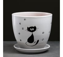 Горшок цветочный СИМАЛЕНД Кот 5 л 5224051