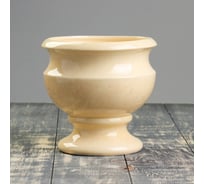 Горшок цветочный СИМАЛЕНД Кубок 3 л, 19.9 см, бежевый 1210252