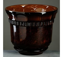 Цветочный горшок СИМАЛЕНД Фиеста №2 10 л, 24x29 см, коричневый 838644