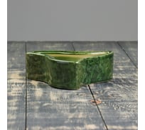 Цветочный горшок СИМАЛЕНД Медуза зеленый, 0.57 л, 5 см 1301215