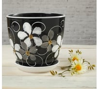 Цветочный горшок с подставкой СИМАЛЕНД Фиалка ночная 2.5 л 164980